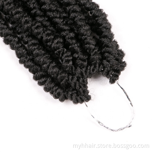 Spiral Twisted Braid Ombre 14 Inch 12 Strands/Piece Afro Twist Crochet Braids Hair Extensions Synthetic hair Crochet Braid